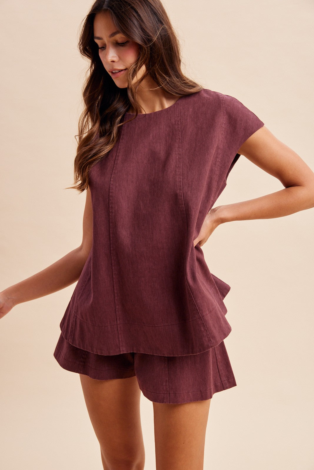 Swing Maroon Shorts