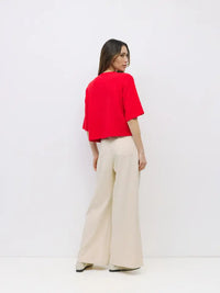 The Stacey Cardigan (red)