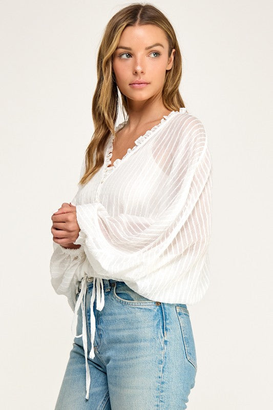 Mera Ruffled Blouse
