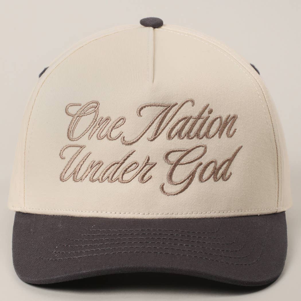 One Nation Under God Trucker Hat ( 3 colors)