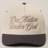 One Nation Under God Trucker Hat ( 3 colors)