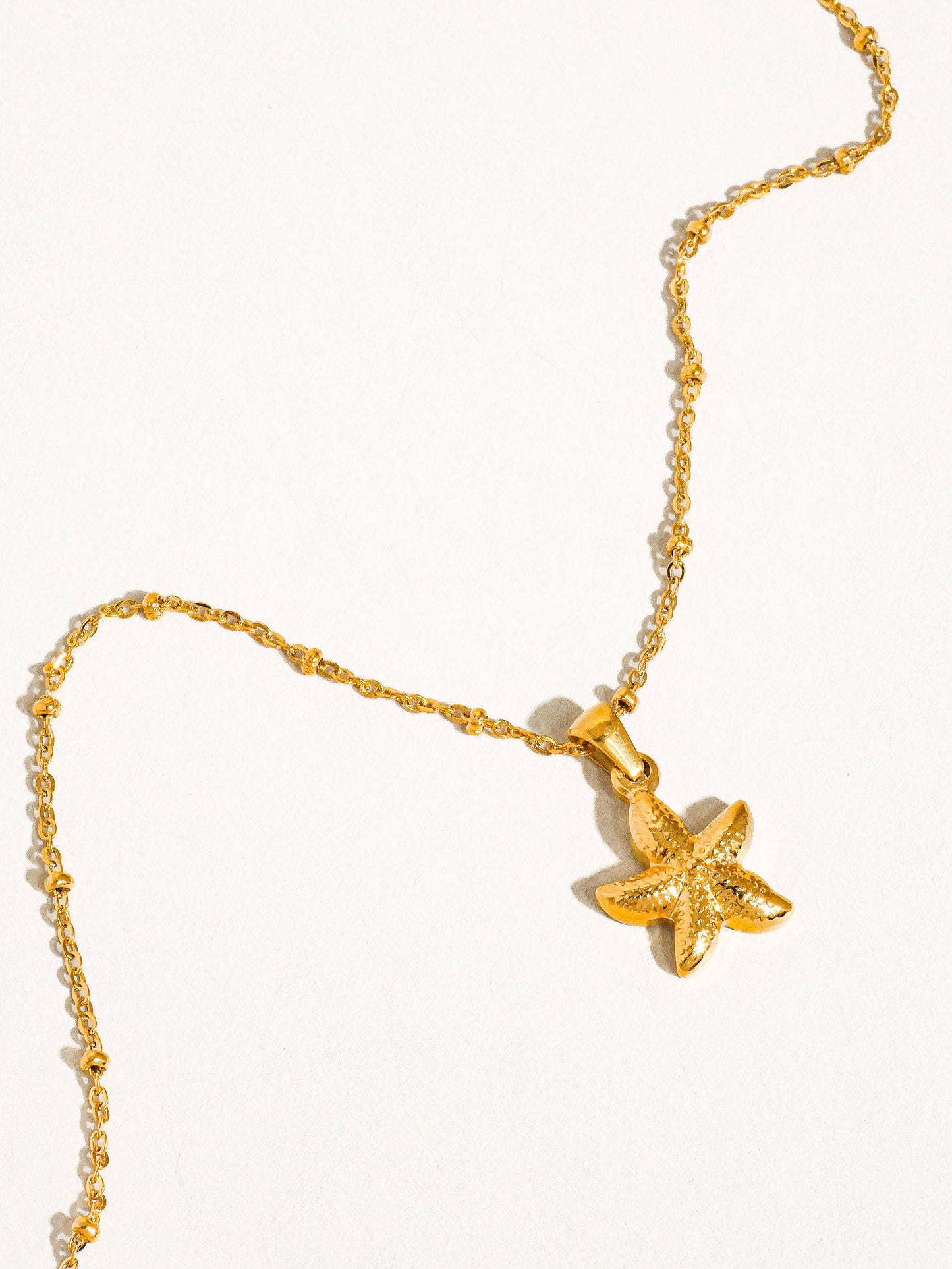 Astraia 18K Gold Non-Tarnish Star Necklace