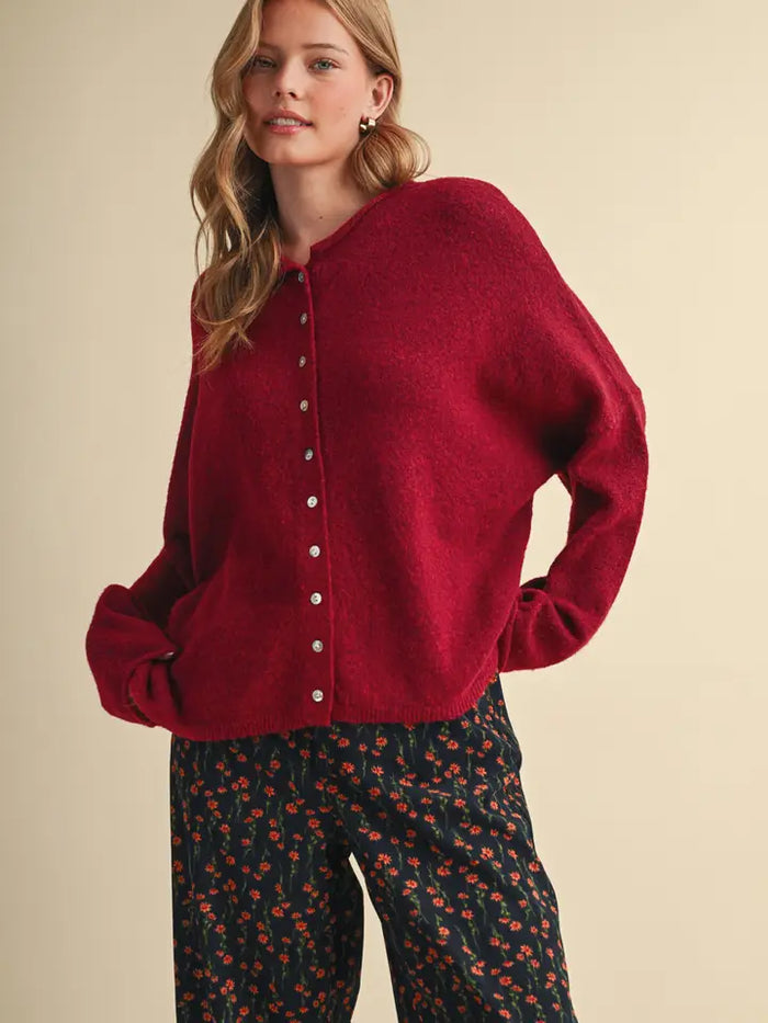 Poppy Cardigan (savvy red)