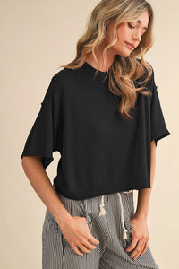Charlie Knit Top (black)