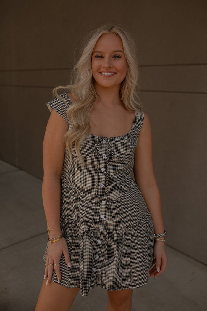 Gingham Mini Dress