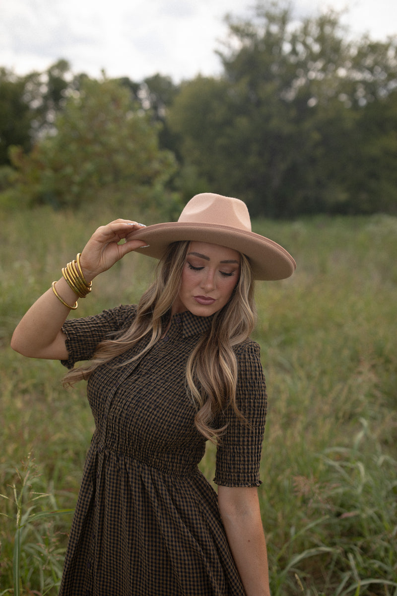 Gingham Maxi Dress