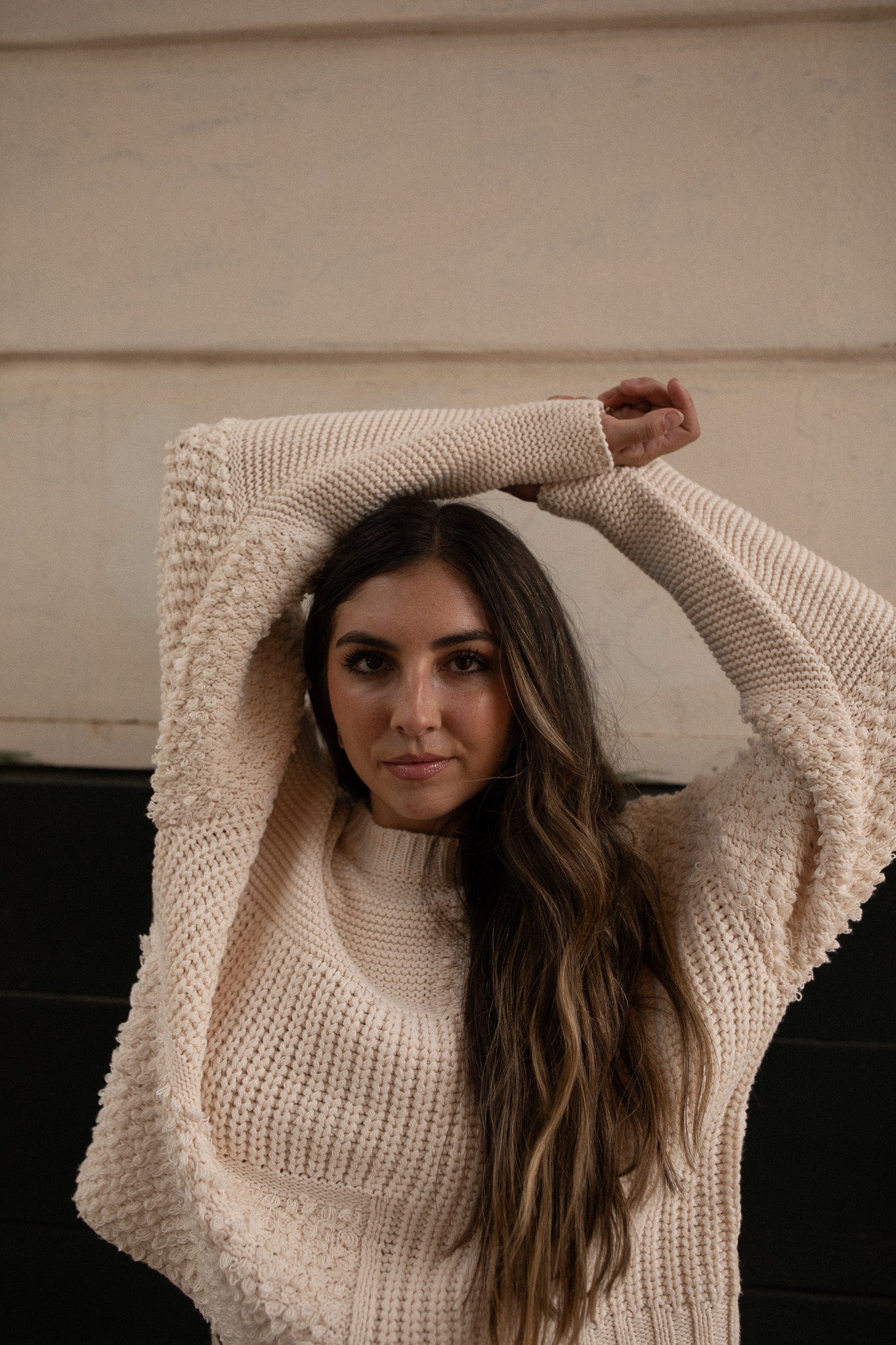 LITTLE LIES Hanny Cream Sweater