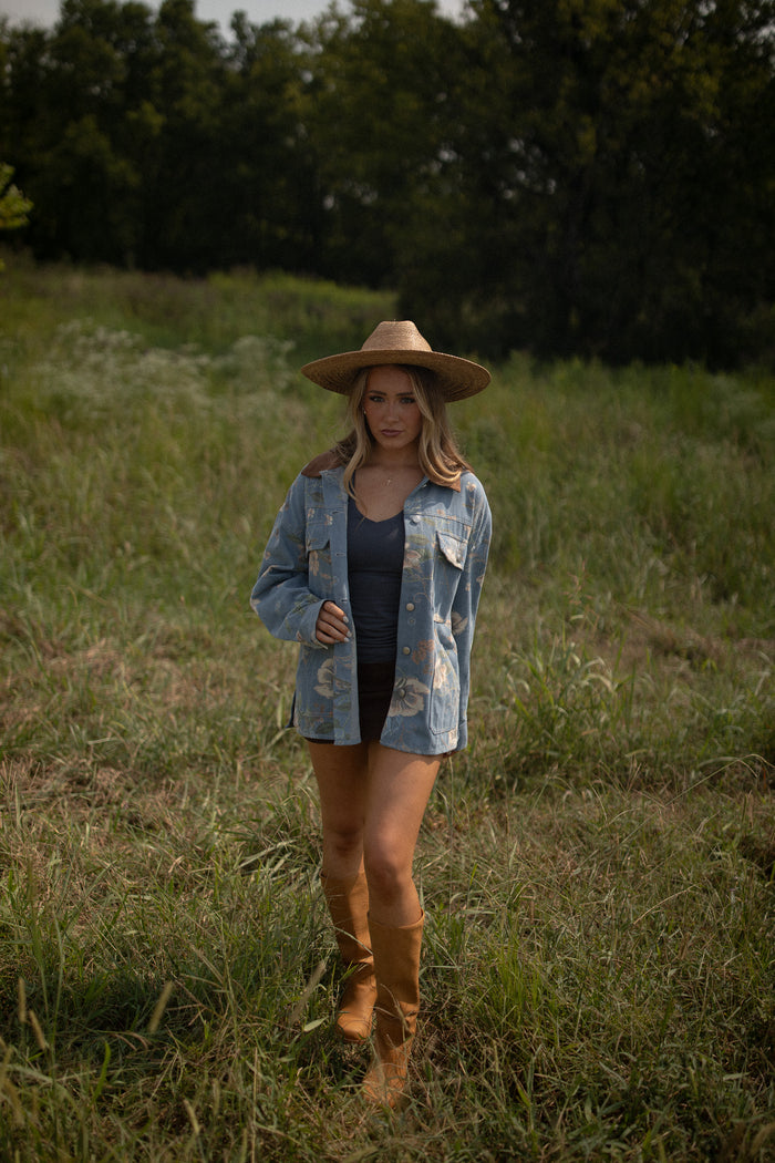 Floral Chore Jacket