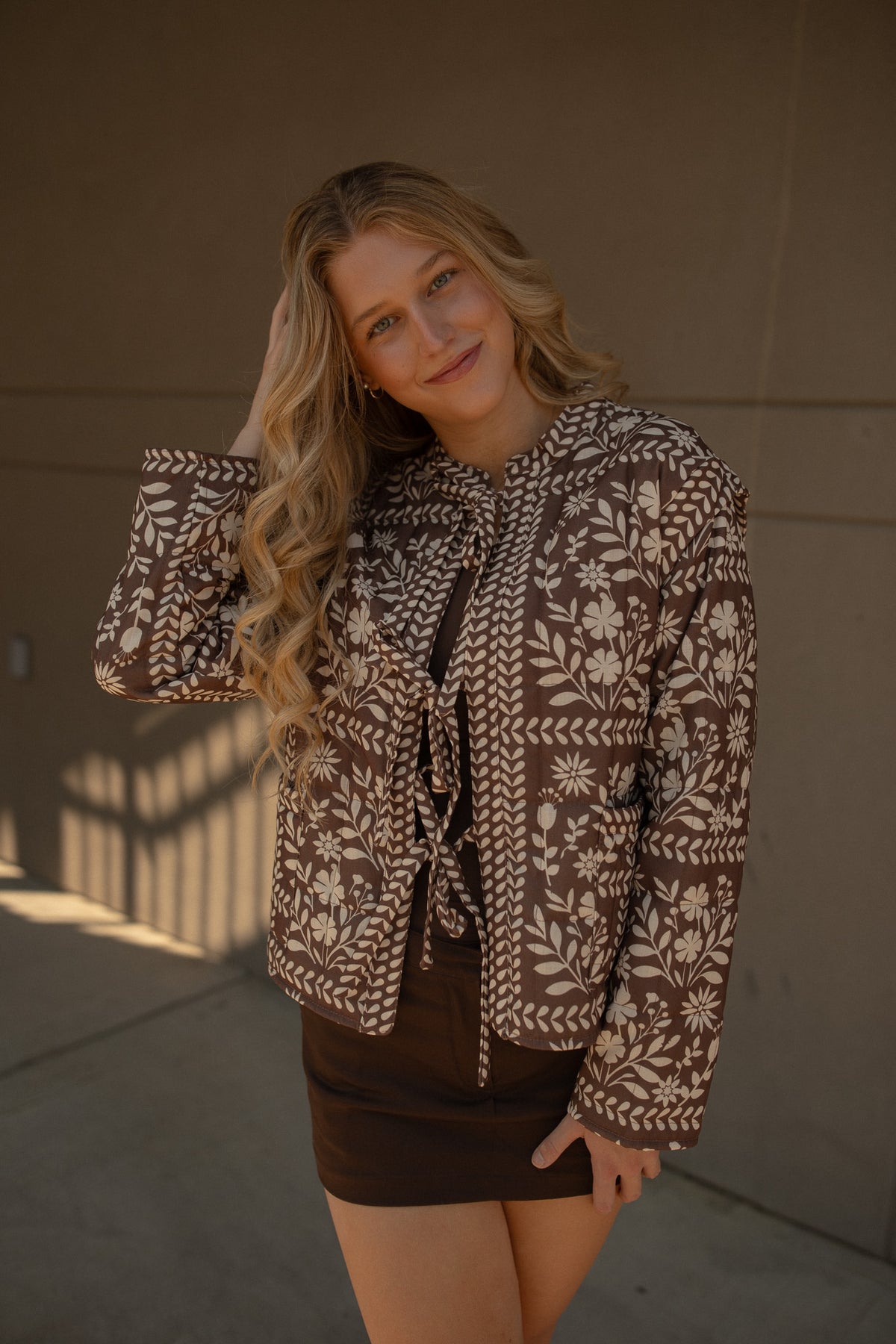 Sophia Floral Quilted Jacket