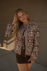 Sophia Floral Quilted Jacket