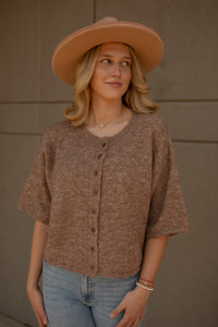 Louise Sweater Cardigan (mocha)