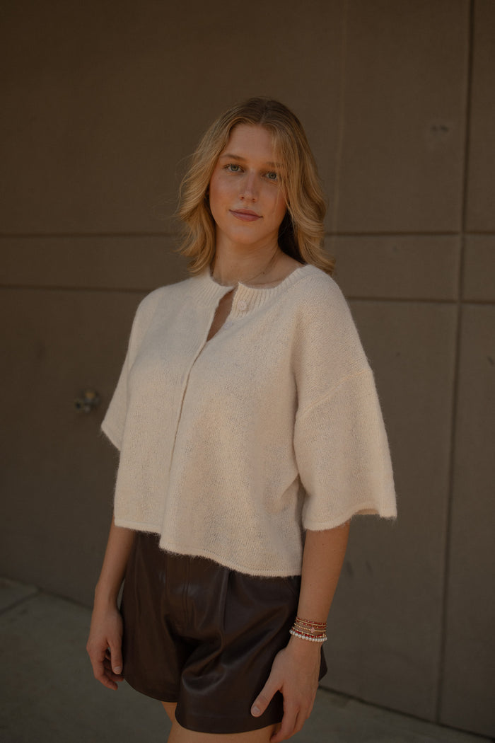 Louise Sweater Cardigan (cream)