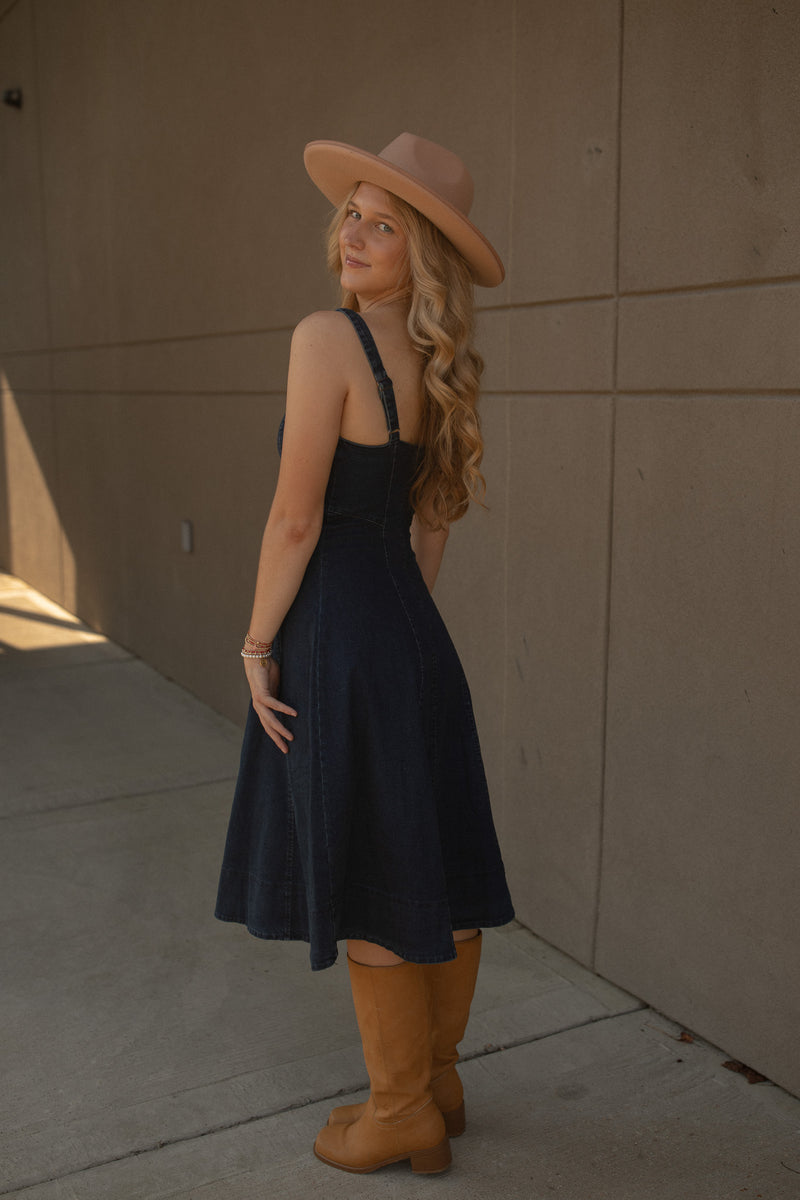 Franklin Denim Corset Dress