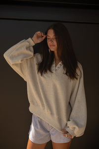 College Prep Sweatshirt (white melange)
