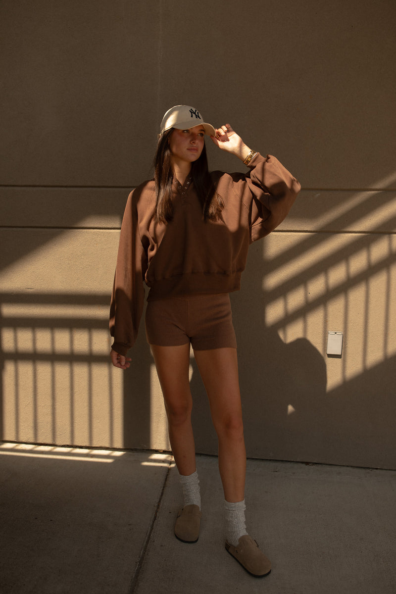 College Prep Sweatshirt (chocolate)