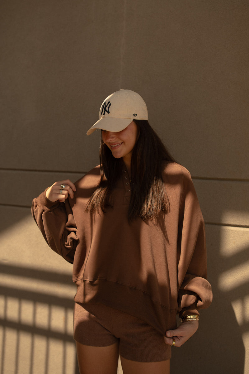 College Prep Sweatshirt (chocolate)