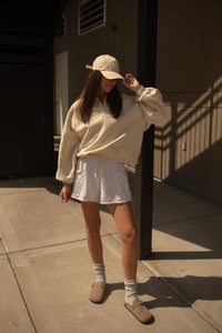 College Prep Sweatshirt (cream)