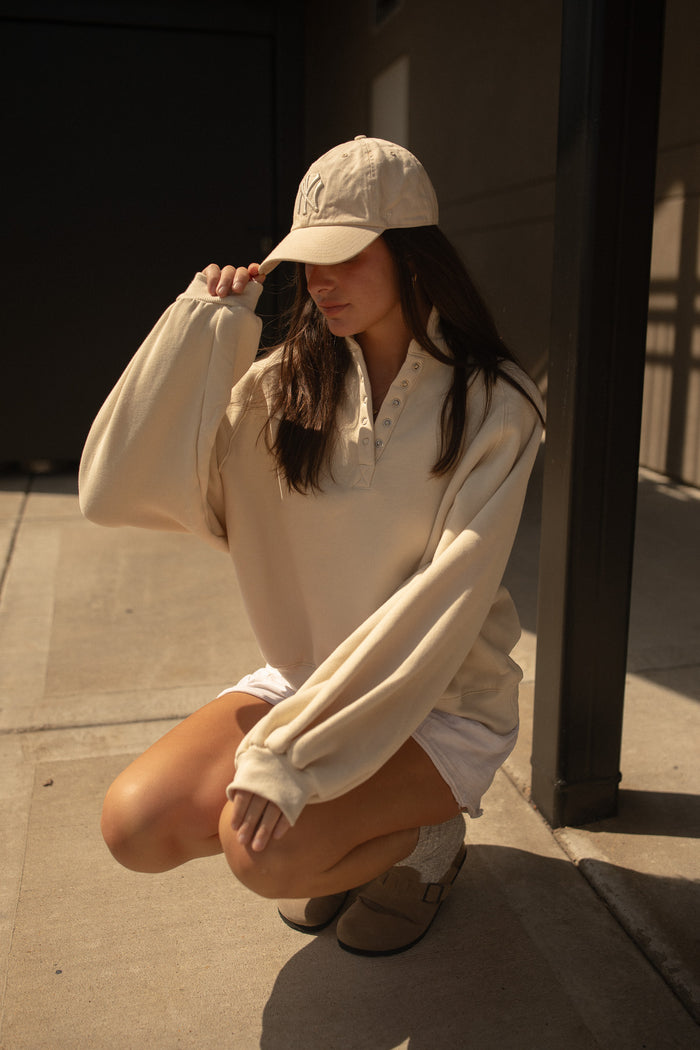College Prep Sweatshirt (cream)