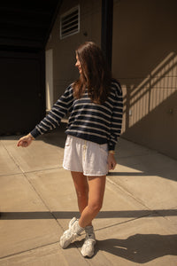 Navy Striped Rugby Shirt