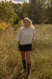 Eleanor Sweater Top (grey)