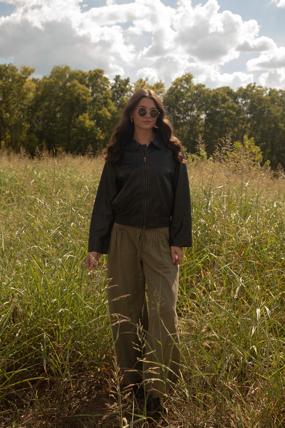 The Pintuck Pants (olive)