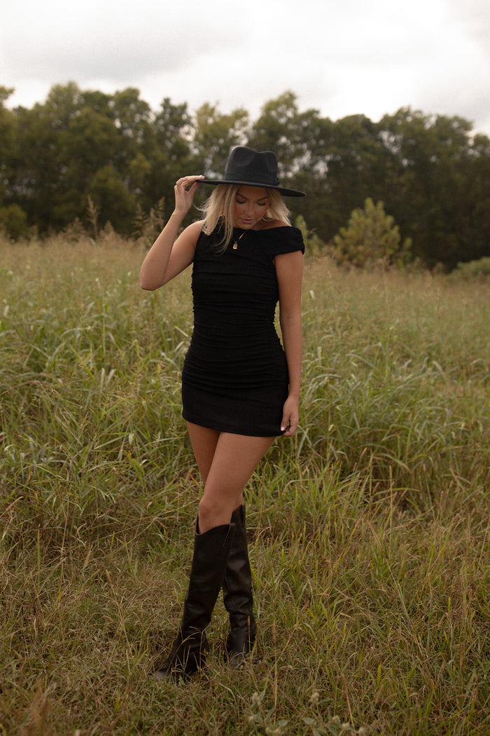 Simone Mini Dress (black)