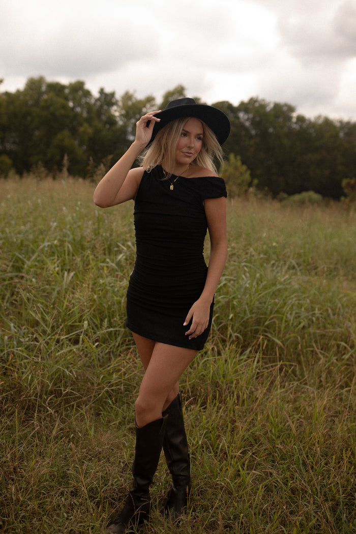 Simone Mini Dress (black)