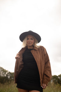 The Reverie Suede Jacket (dune)