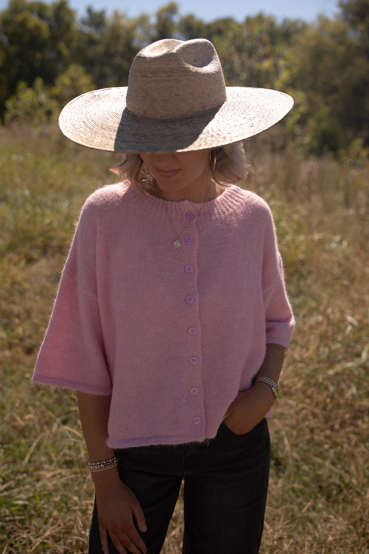The Penny Cardigan (blush)