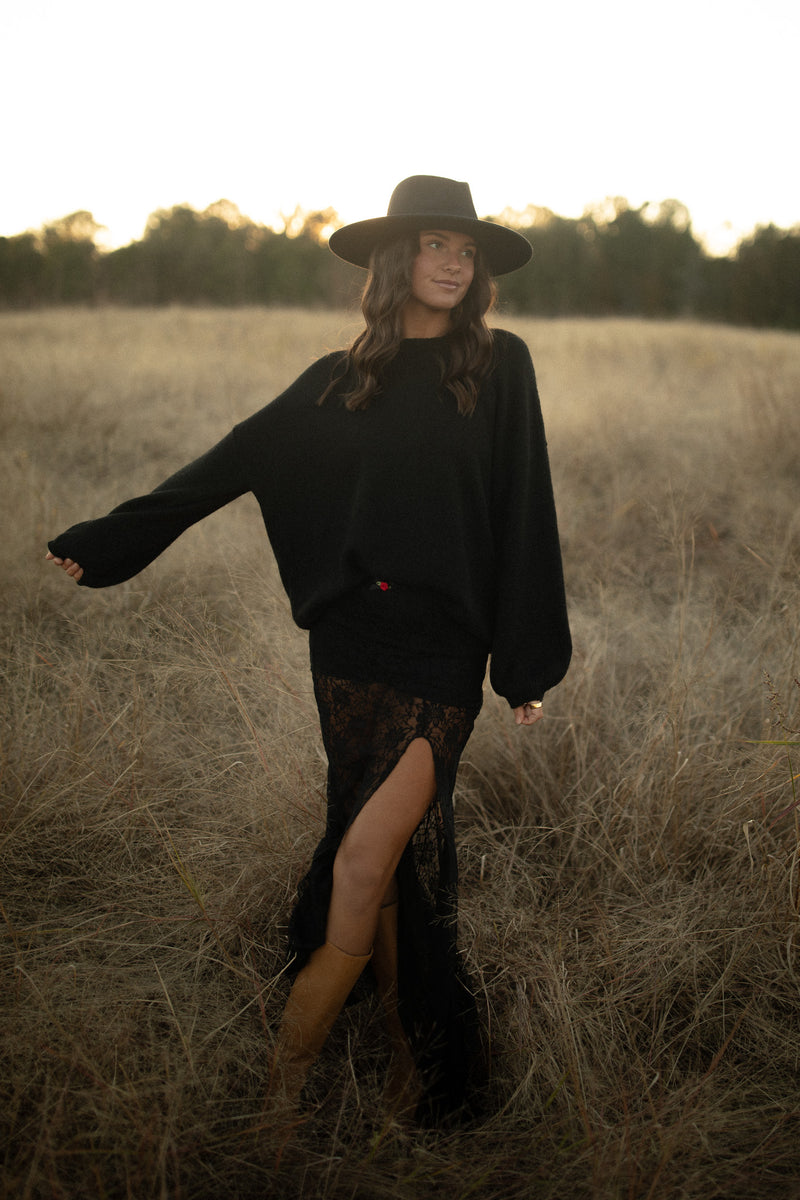 Mermaid Lace Maxi Skirt