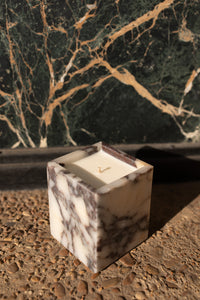 Calacatta Viola Marble Candle