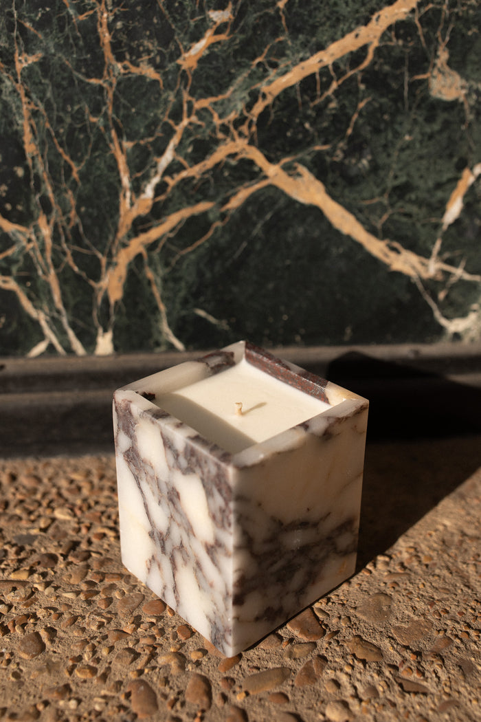 Calacatta Viola Marble Candle