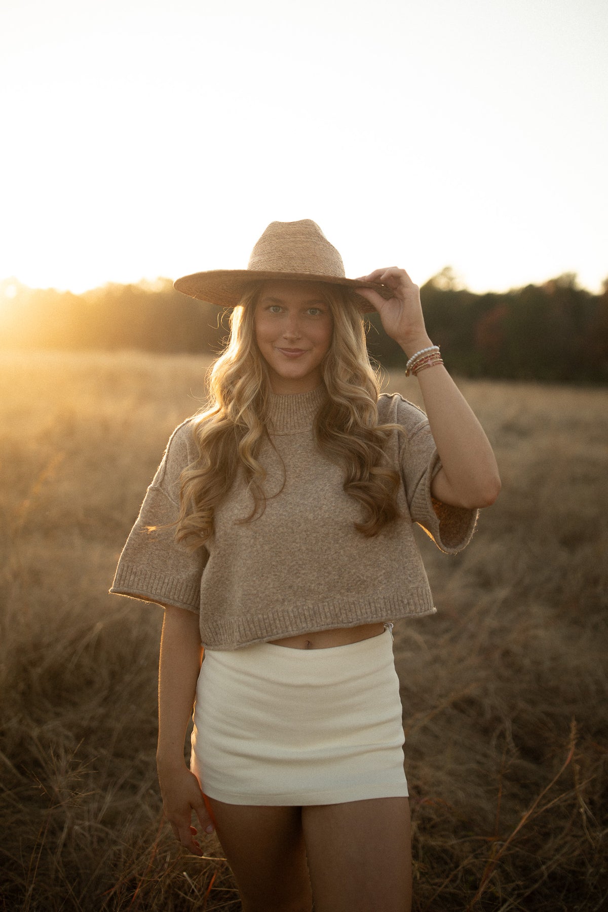 Eleanor Sweater Top (mocha mousse)