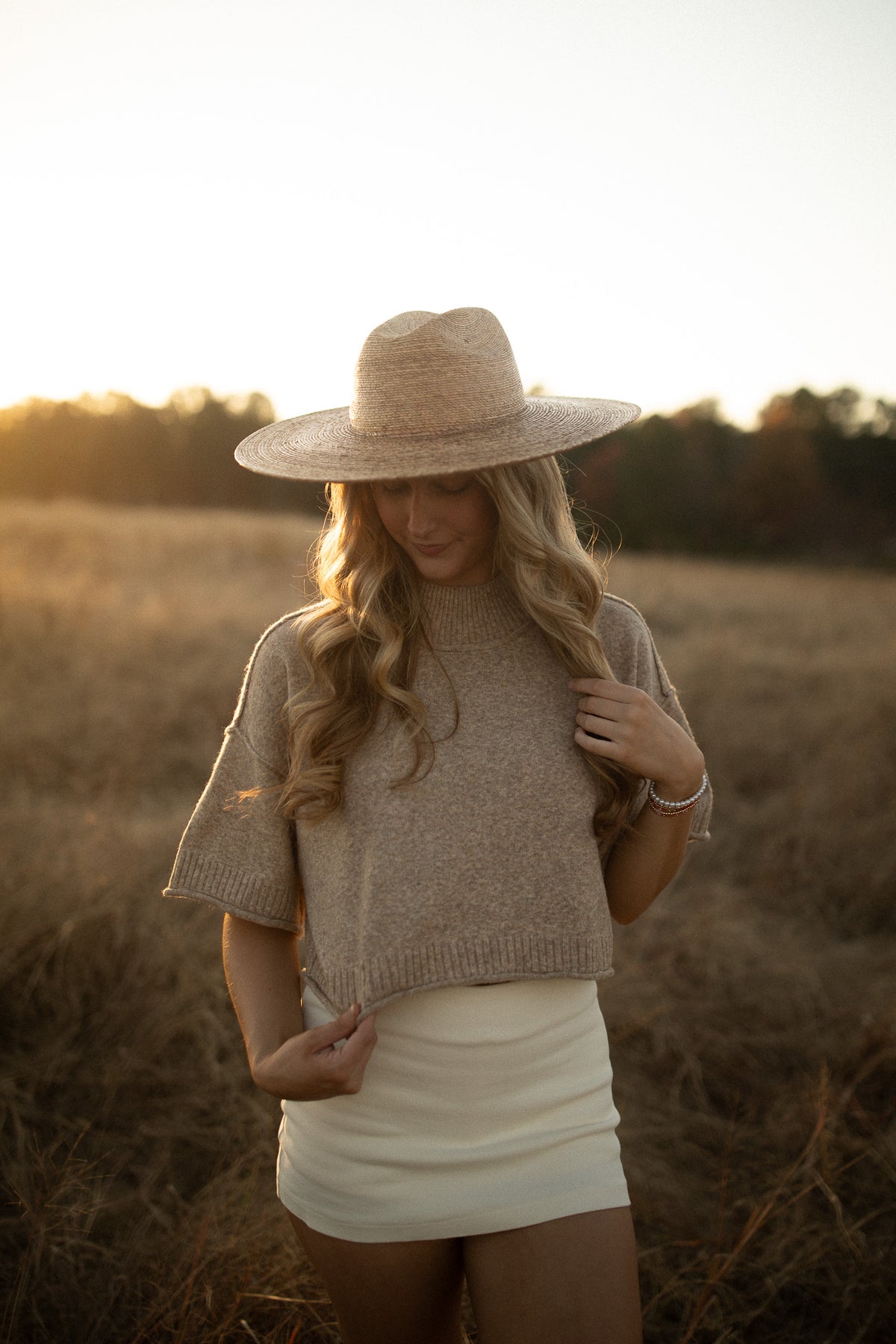 Eleanor Sweater Top (mocha mousse)