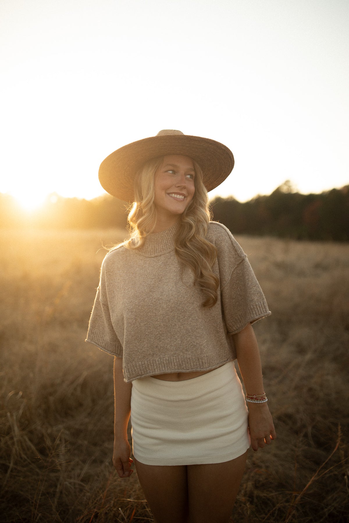 Eleanor Sweater Top (mocha mousse)