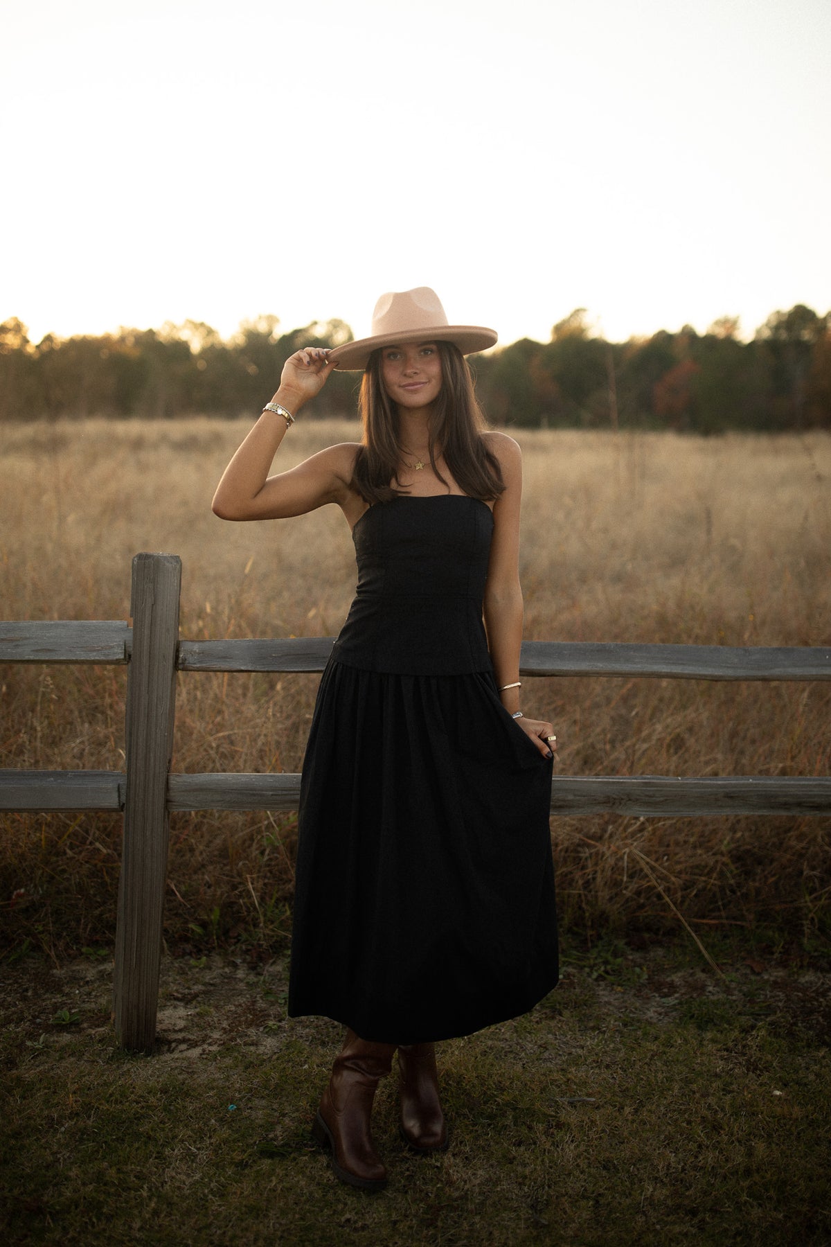 Cortney Corset Dress (black)