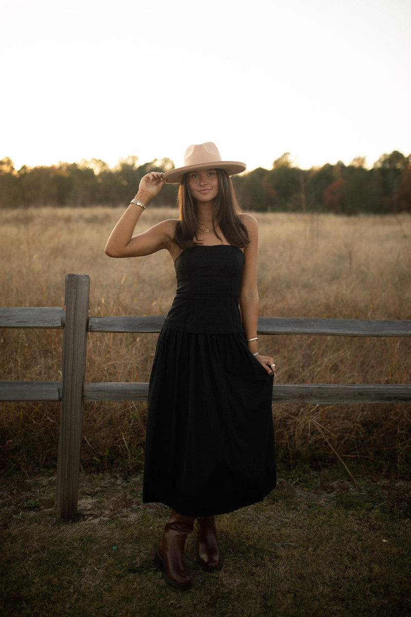 Cortney Corset Dress (black)