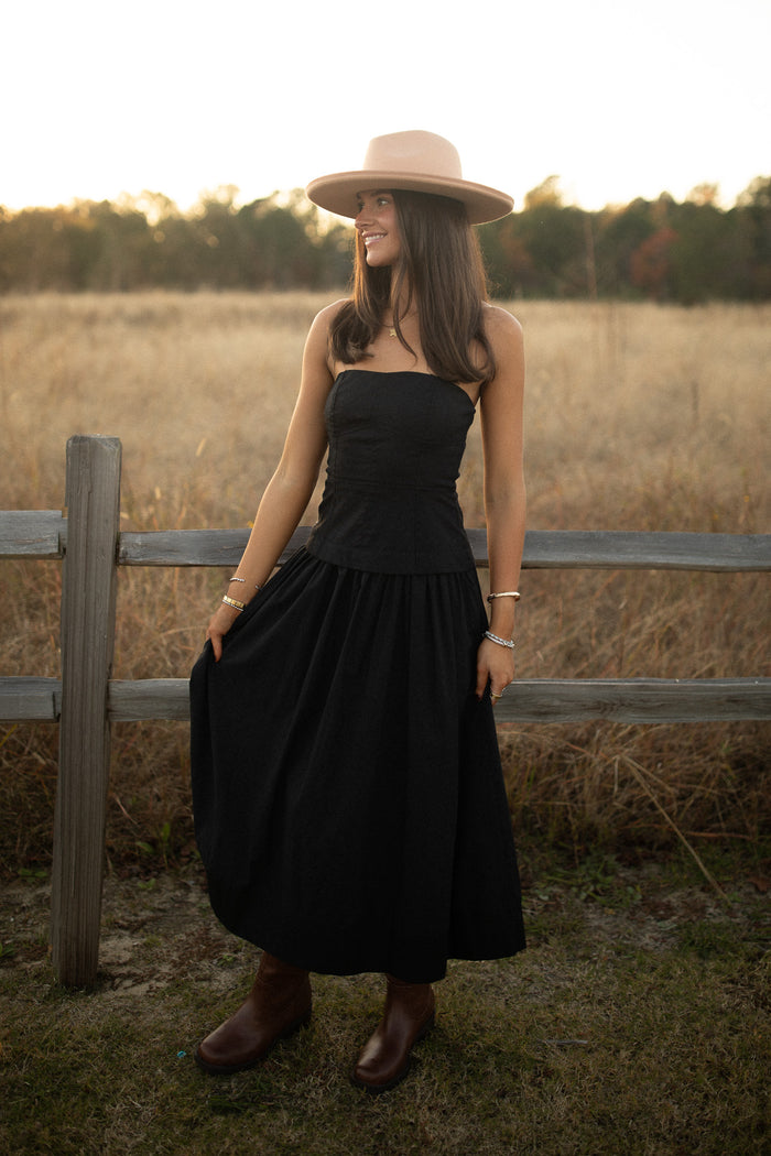 Cortney Corset Dress (black)