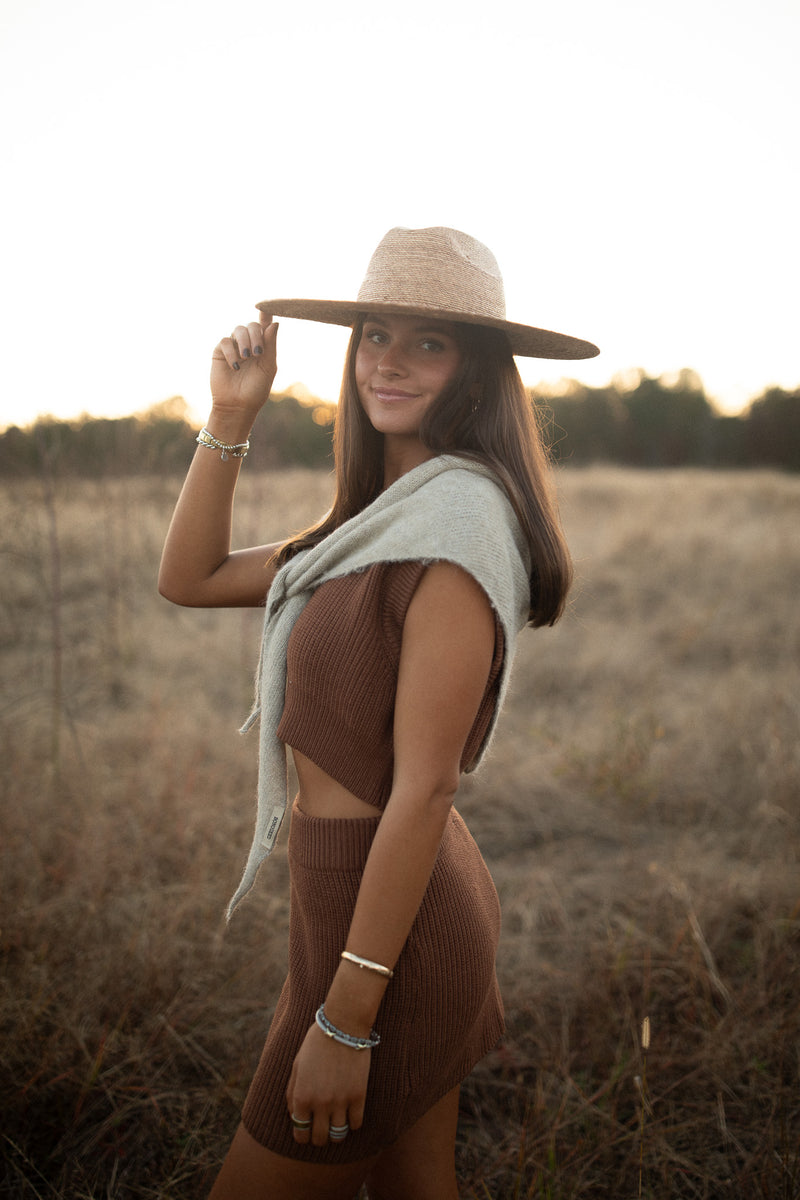 Chestnut Sweater Top