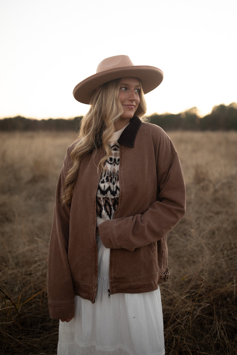 Cotswold Barn Jacket (dk brown)