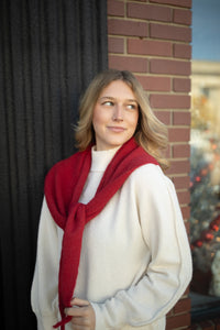 Westover Triangle Scarf (poppy)