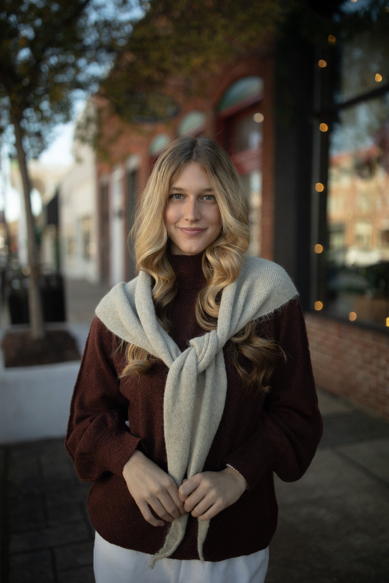 Westover Triangle Scarf (stone)