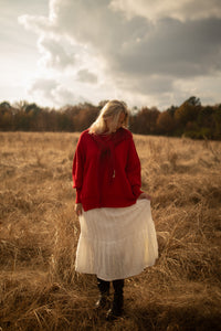 The Oliver Sweater (ruby)