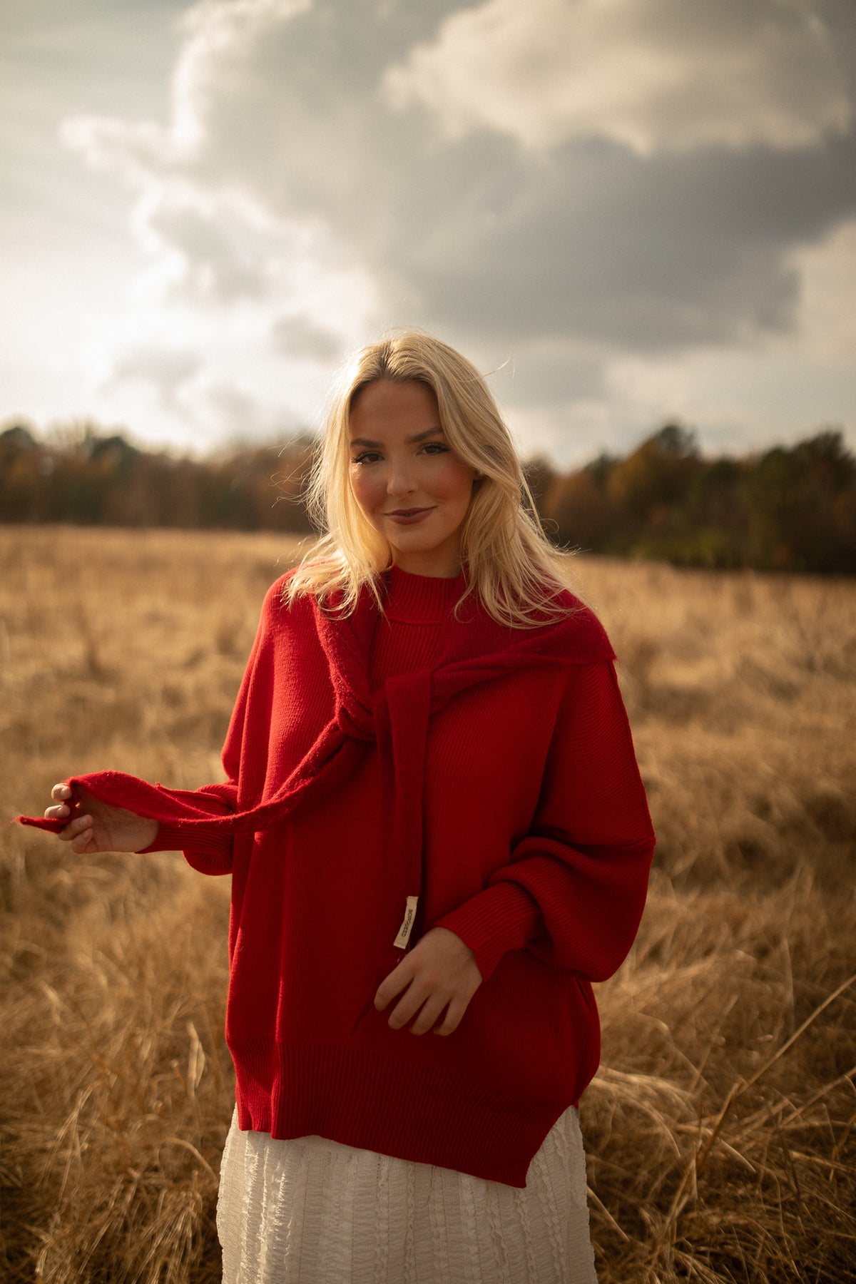 The Oliver Sweater (ruby)