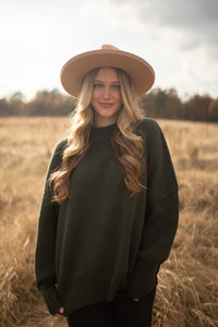 The Oliver Sweater (olive)