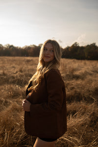 Whiskey Suede Blazer