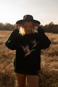 Vintage Duck Sweater (hunter green)