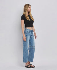 Tingle High Rise Barrel Jeans