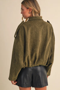Ellis Suede Jacket (olive)