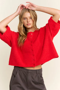 The Penny Cardigan (red)